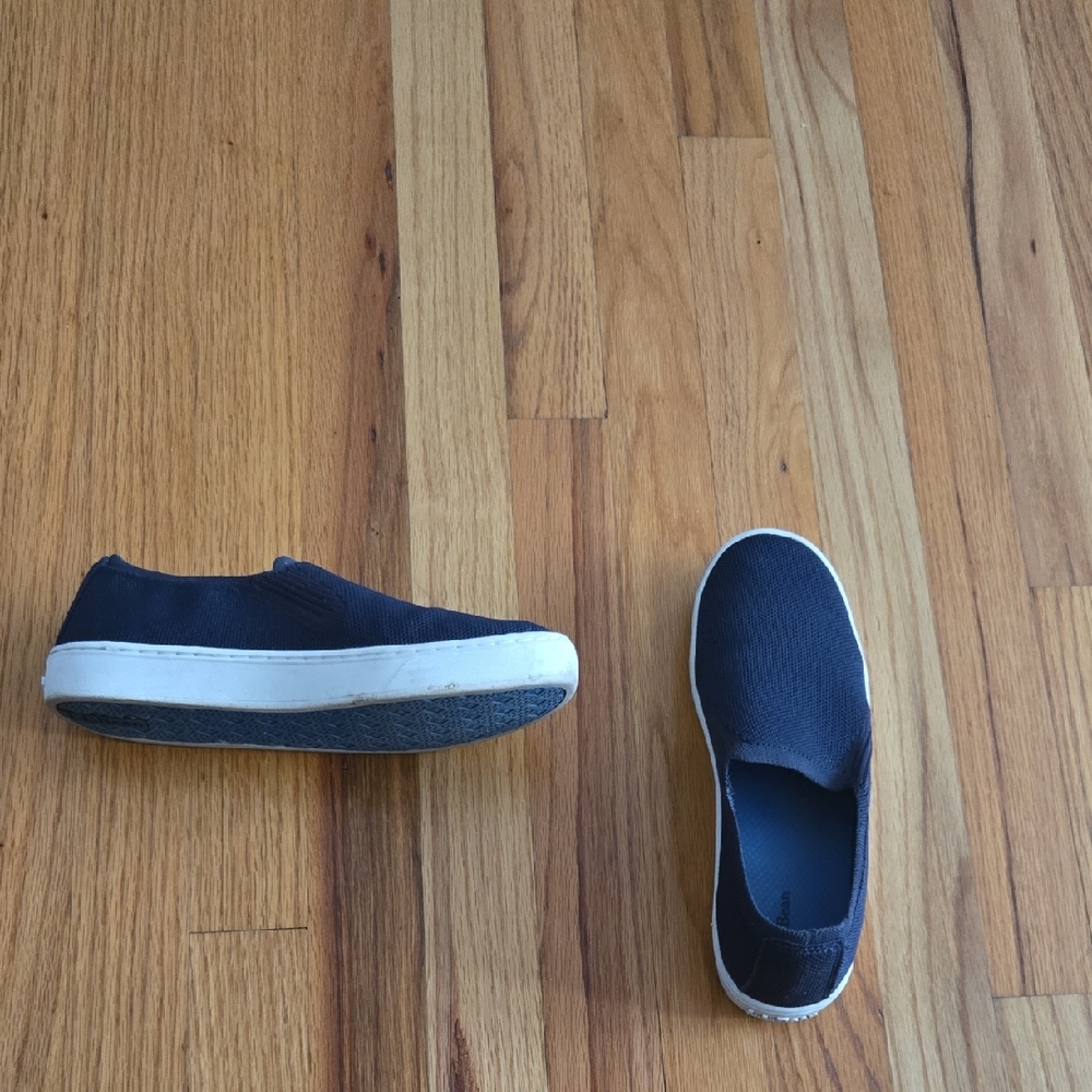 Navy Blue Women's Slip-On Shoes